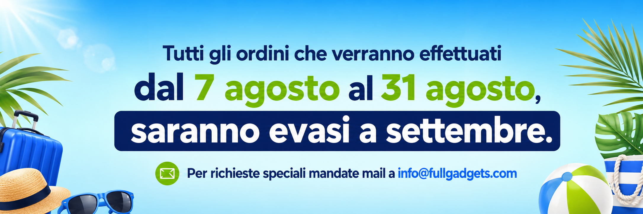 AVVISO FERIE AGOSTO 2026