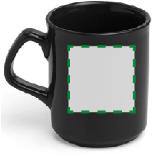 A destra della maniglia