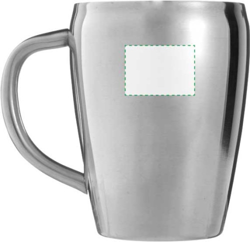 A destra della maniglia