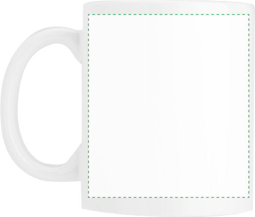 A destra della maniglia