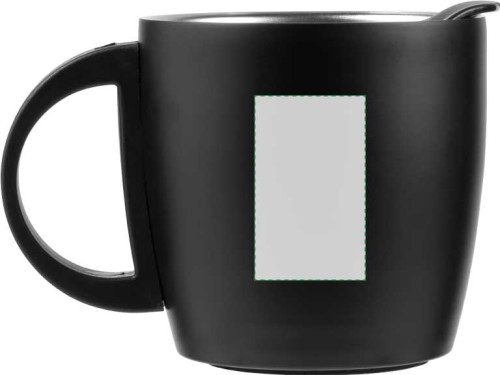 A destra della maniglia