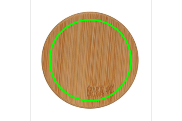 parte superiore oggetto