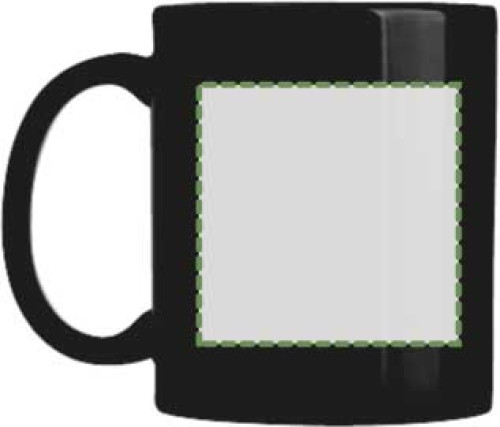 A destra della maniglia