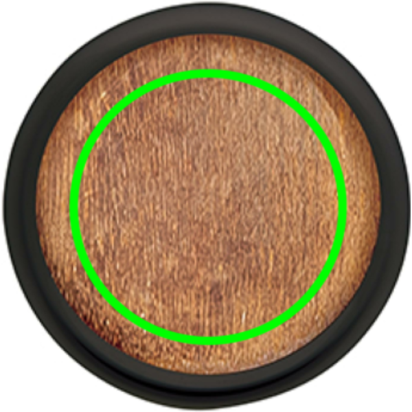 parte superiore oggetto