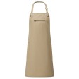 'Barley' Contrast Stitch Sustainable Bib Apron FullGadgets.com