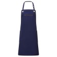 'Barley' Contrast Stitch Sustainable Bib Apron FullGadgets.com