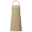 'Barley' Contrast Stitch Sustainable Bib Apron FullGadgets.com