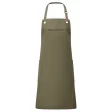 'Barley' Contrast Stitch Sustainable Bib Apron FullGadgets.com