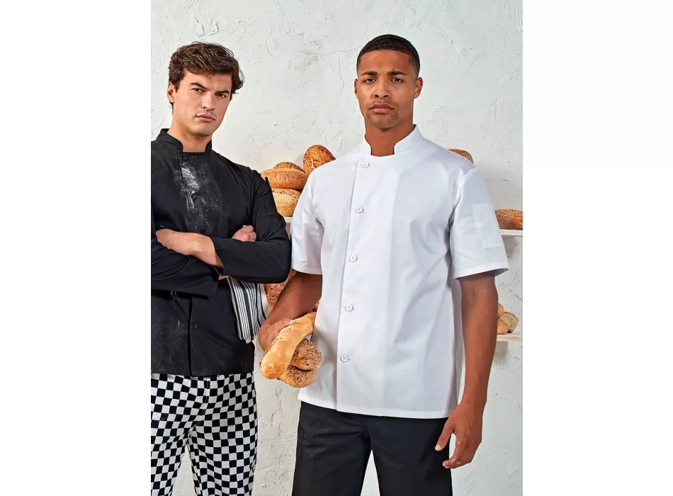 'Essential' Short Sleeve Chef's Jacket FullGadgets.com