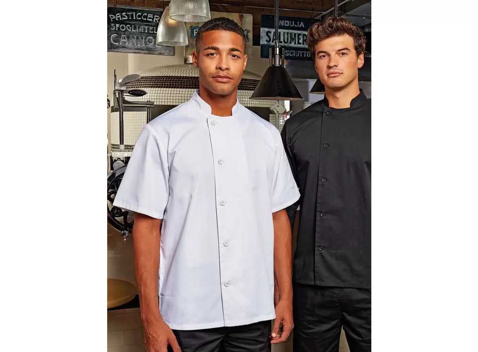 'Essential' Short Sleeve Chef's Jacket FullGadgets.com