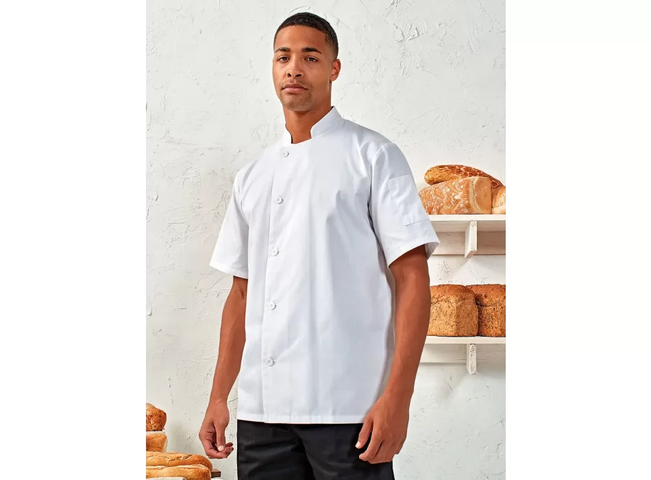 'Essential' Short Sleeve Chef's Jacket FullGadgets.com