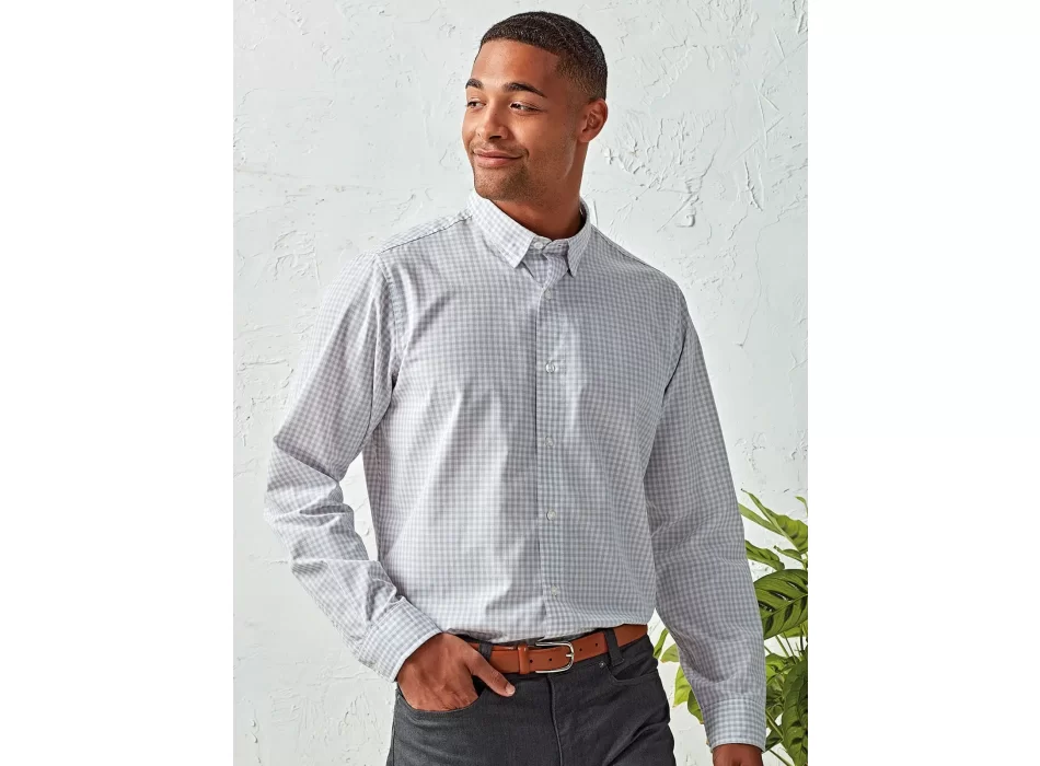 'Maxton' Check - Men's Long Sleeve Shirt FullGadgets.com