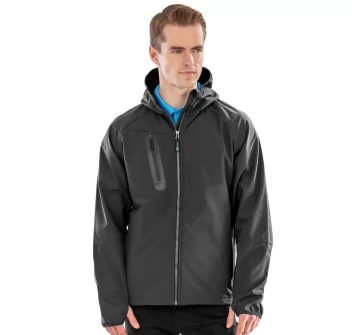 3-layer recycled printable casual hooded softshell FullGadgets.com