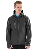 3-layer recycled printable hooded softshell
