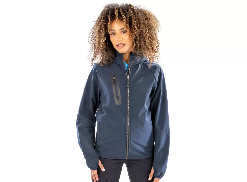 3-layer recycled printable hooded softshell FullGadgets.com