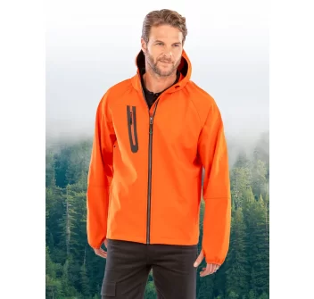 3-layer recycled printable hooded softshell FullGadgets.com