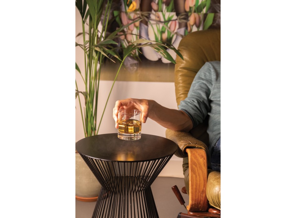 4 cubetti ghiaccio riutilizzabili in acciaio FullGadgets.com