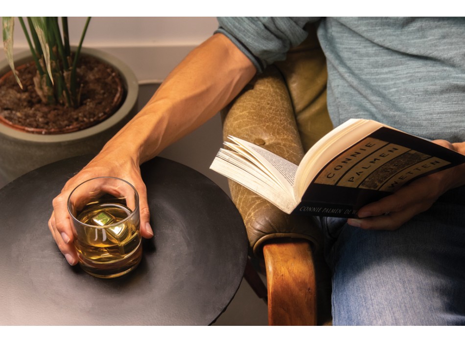 4 cubetti ghiaccio riutilizzabili in acciaio FullGadgets.com