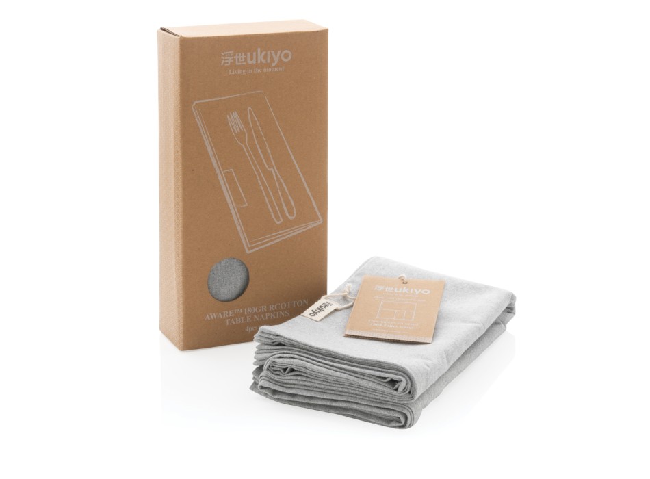 4 tovaglioli in rCotton 180g Ukiyo Aware™ FullGadgets.com