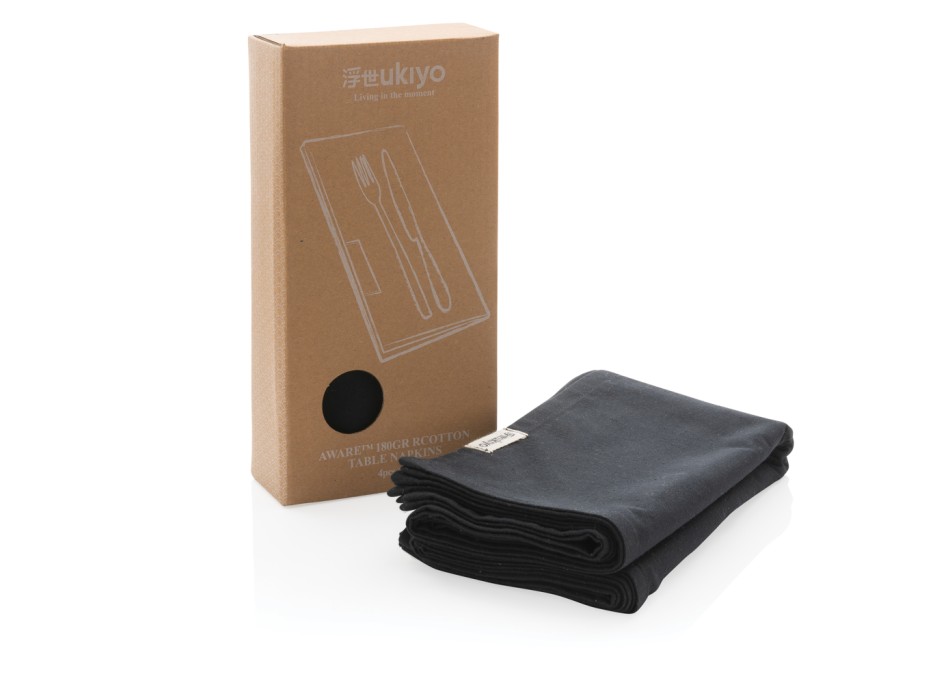 4 tovaglioli in rCotton 180g Ukiyo Aware™ FullGadgets.com