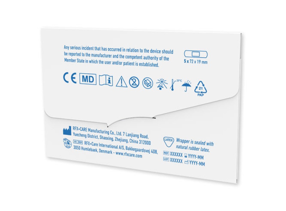 5 cerotti personalizzabili con busta stampata full color in carta kraft FullGadgets.com