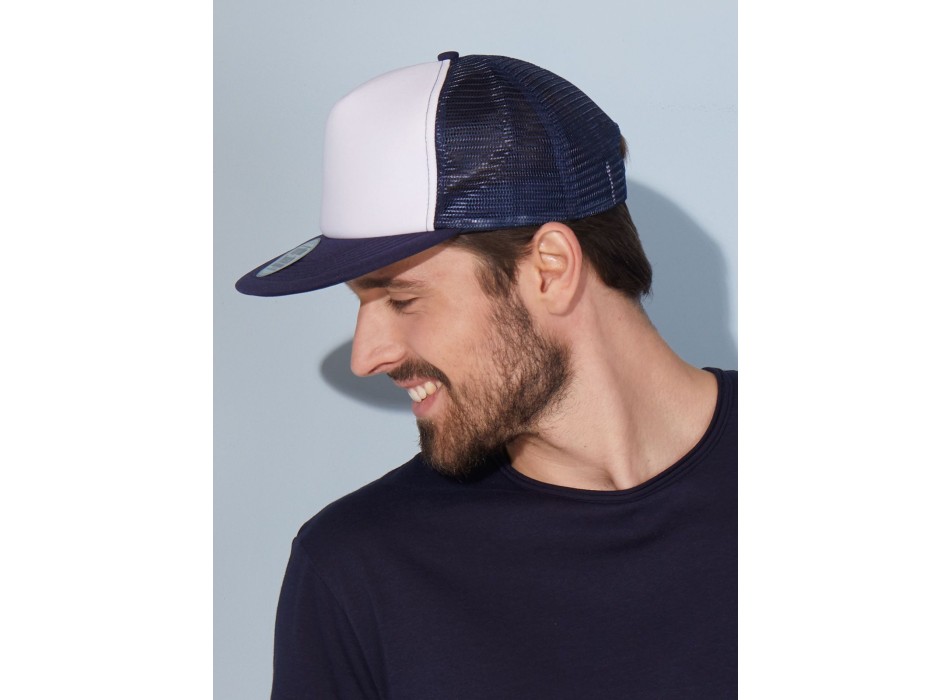 5 Panel Flat Peak Cap FullGadgets.com