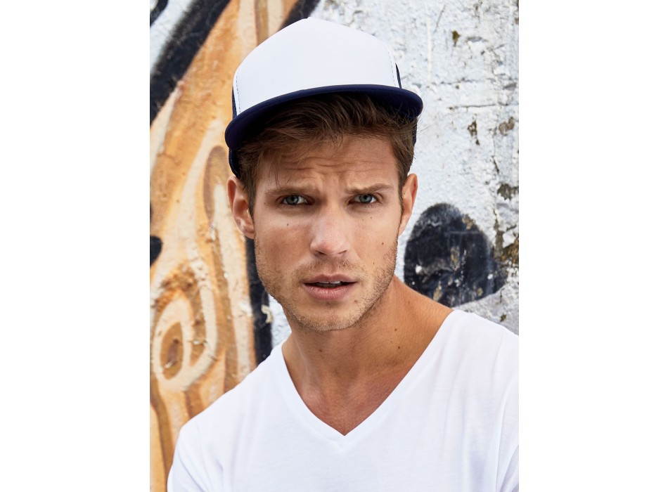 5 Panel Flat Peak Cap FullGadgets.com