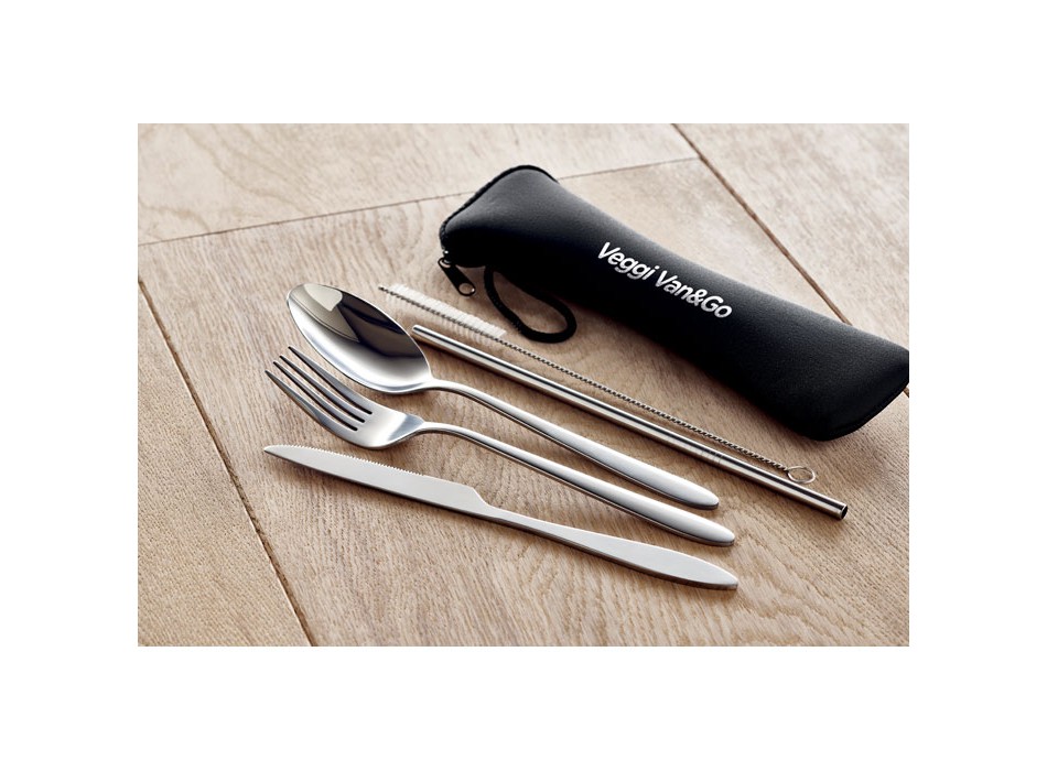 5 SERVICE - Set posate in acciaio inox FullGadgets.com