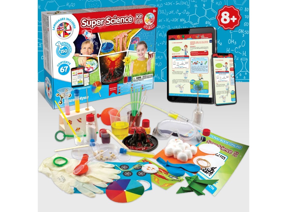6 in 1 Super Science Kit I. Giocattolo educativo per bambini FullGadgets.com