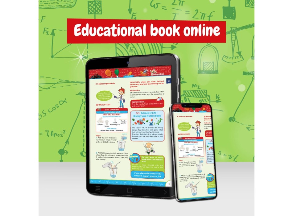 6 in 1 Super Science Kit I. Giocattolo educativo per bambini FullGadgets.com