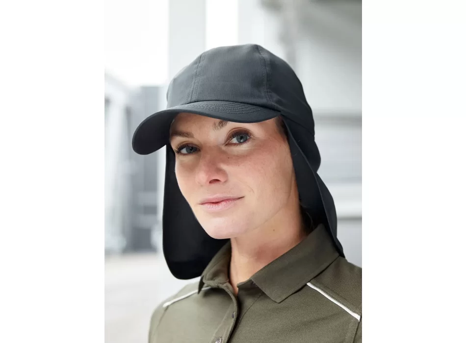 6 Panel Cap with Neck Guard FullGadgets.com