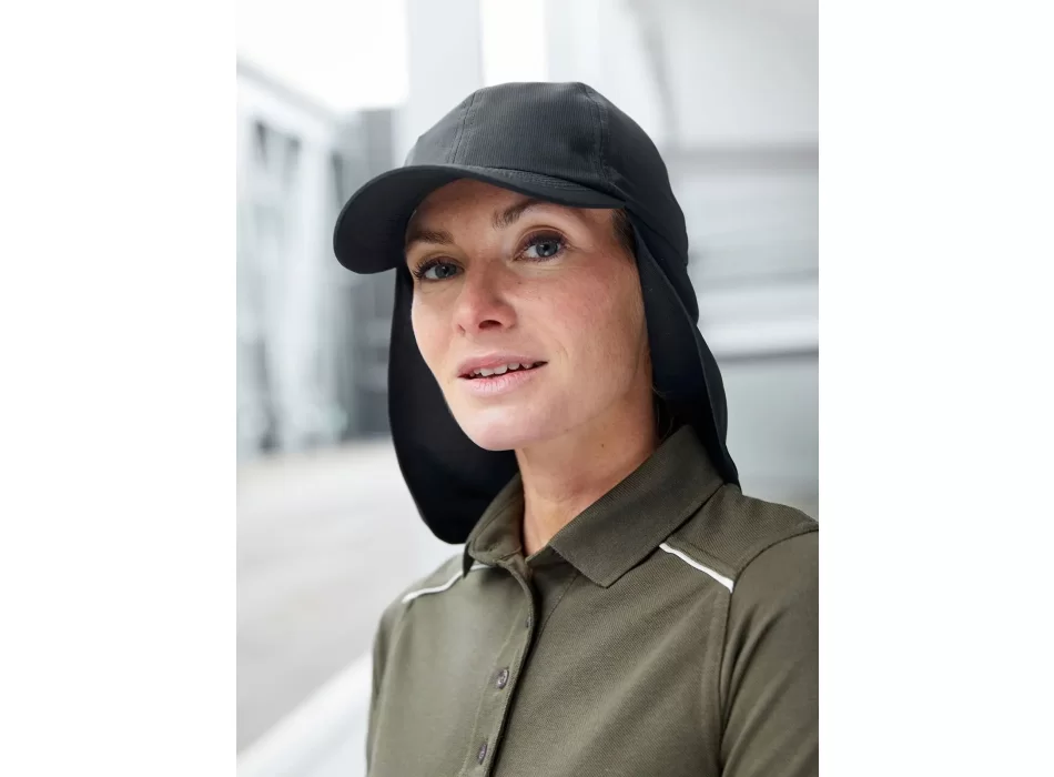 6 Panel Cap with Neck Guard FullGadgets.com