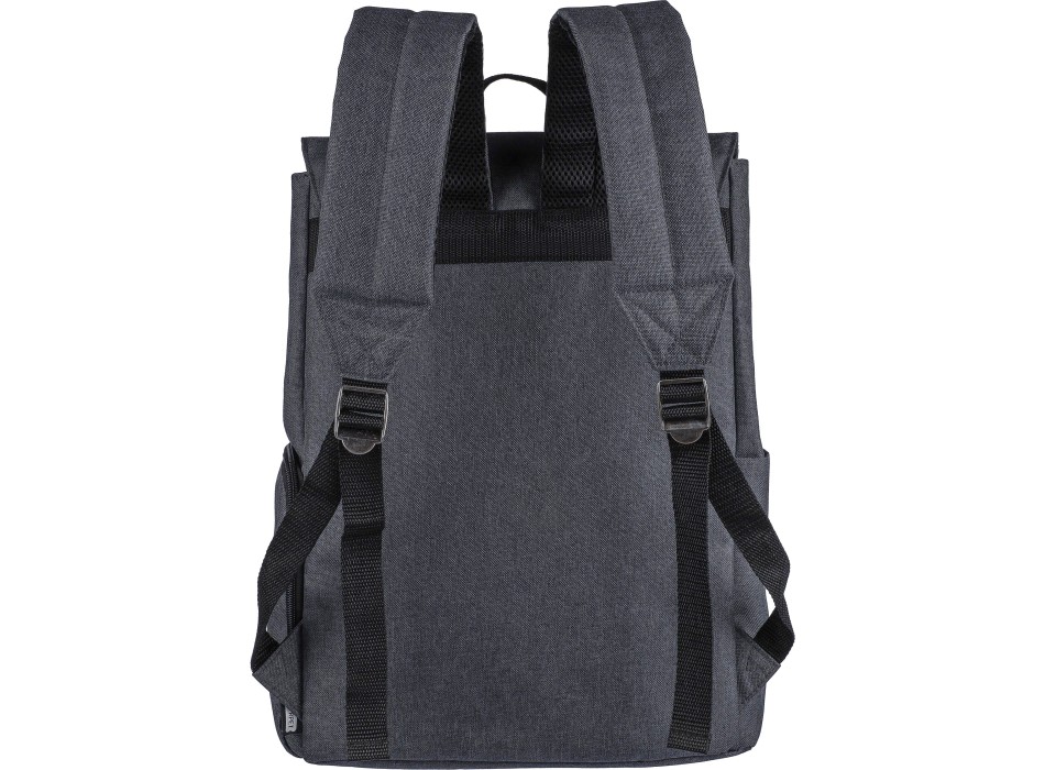 600D polyester canvas 15 inch laptop backpack Dennis FullGadgets.com