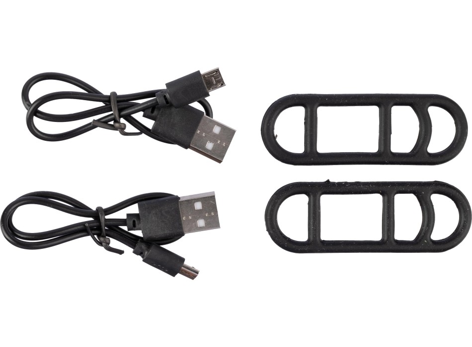 ABS rechargeable bicycle lights Elisabeth FullGadgets.com