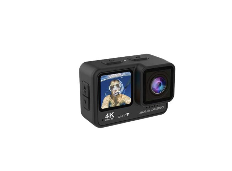 Action camera 4K a doppio schermo da 4K Prixton DV850  Aqua FullGadgets.com