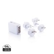 Adattatore da viaggio con quattro porte USB FullGadgets.com