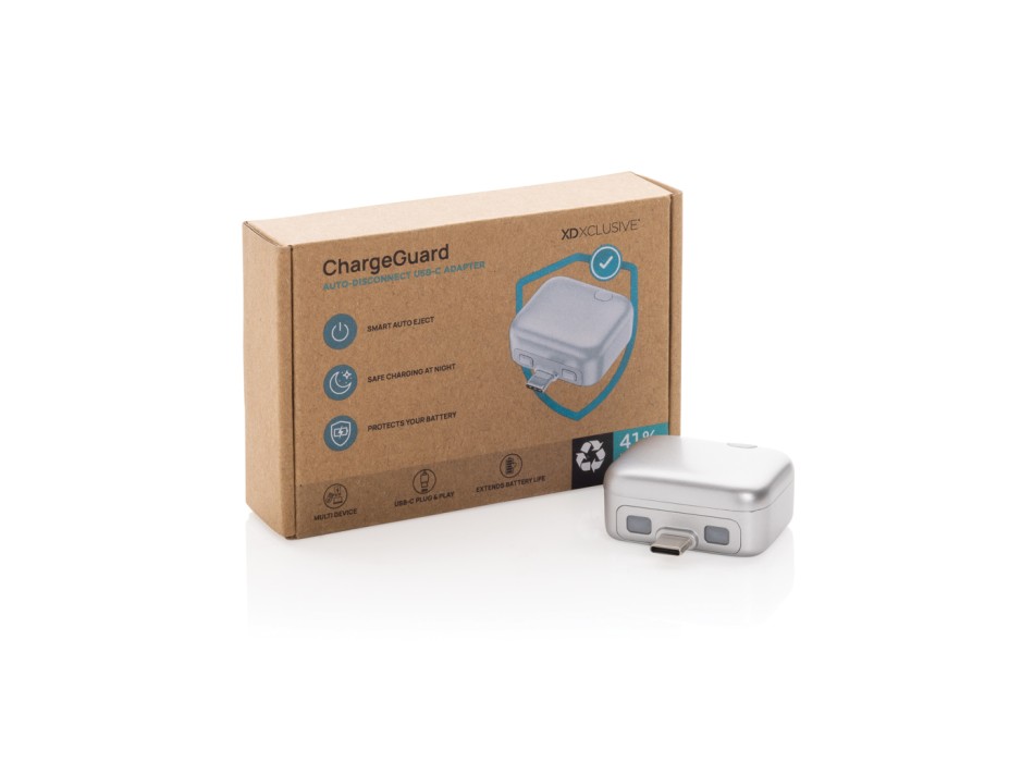 Adattatore type C ChargeGuard disconnessione automatica RCS FullGadgets.com
