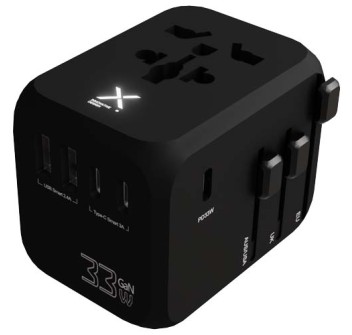 Adattatore universale da viaggio SCX.design T16 FullGadgets.com