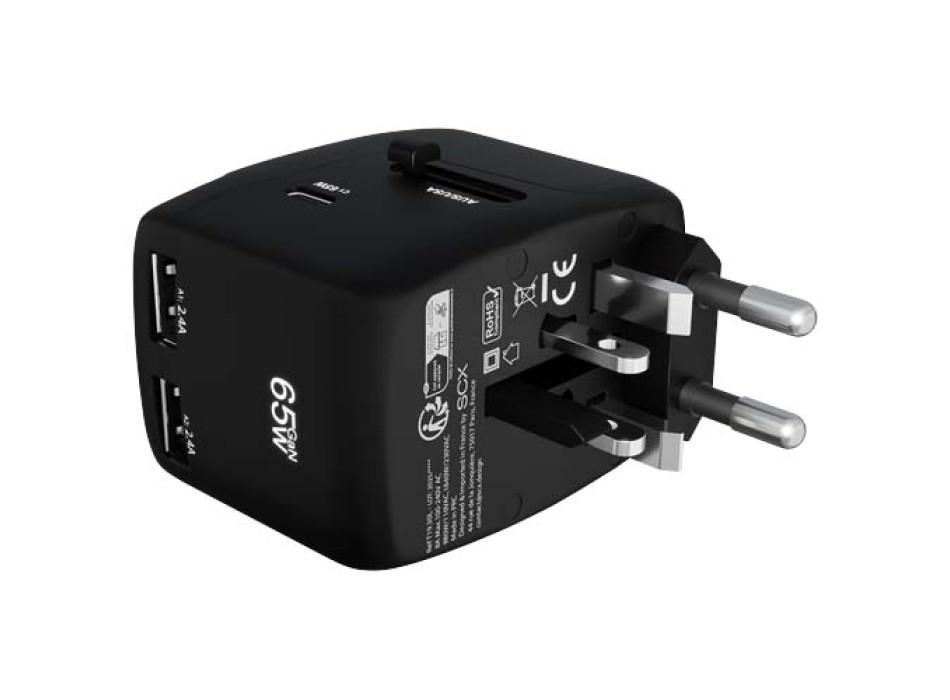 Adattatore universale da viaggio SCX.design T19 FullGadgets.com