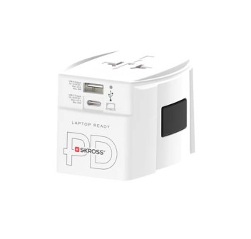 Adattatore universale SKROSS® MUV AC65PD con cavo USB-C  FullGadgets.com