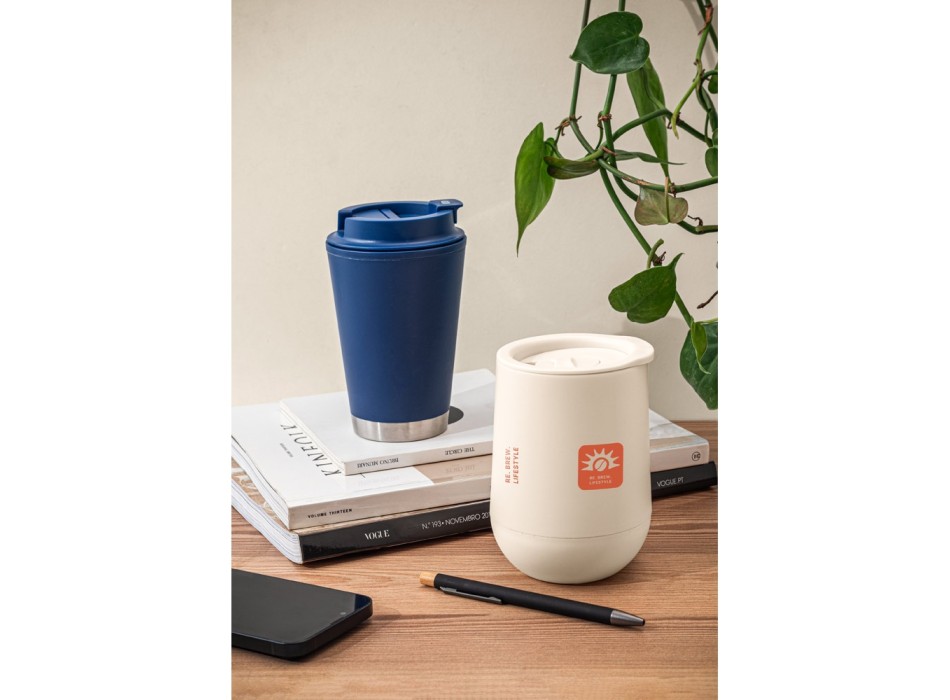 ADLINGTON. Tazza da viaggio in PP con doppia parete isolata ad aria FullGadgets.com