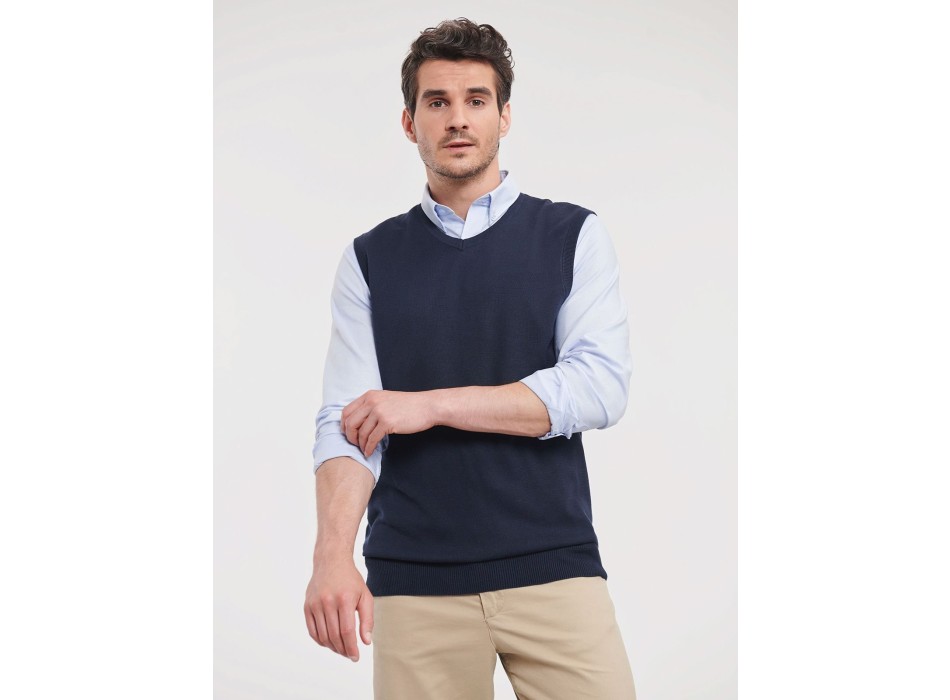 Adults' V-Neck Sleeveless Knitted Pullover FullGadgets.com