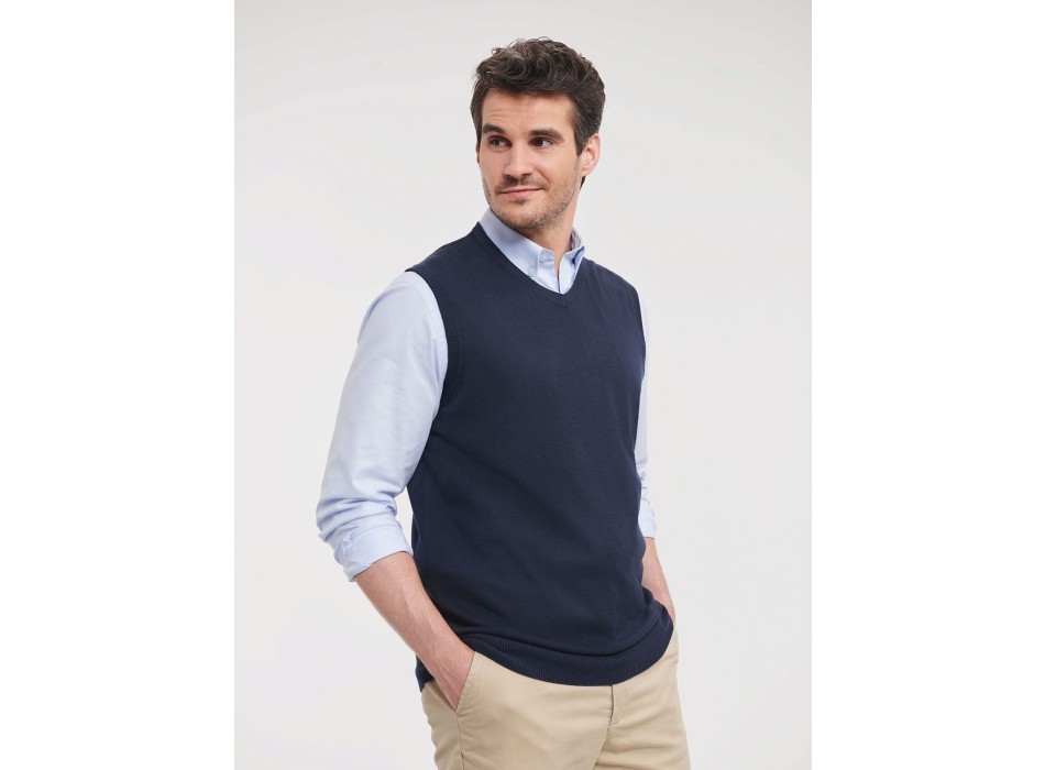 Adults' V-Neck Sleeveless Knitted Pullover FullGadgets.com