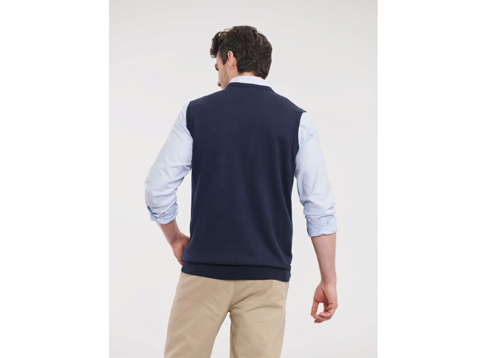 Adults' V-Neck Sleeveless Knitted Pullover FullGadgets.com