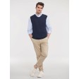 Adults' V-Neck Sleeveless Knitted Pullover FullGadgets.com