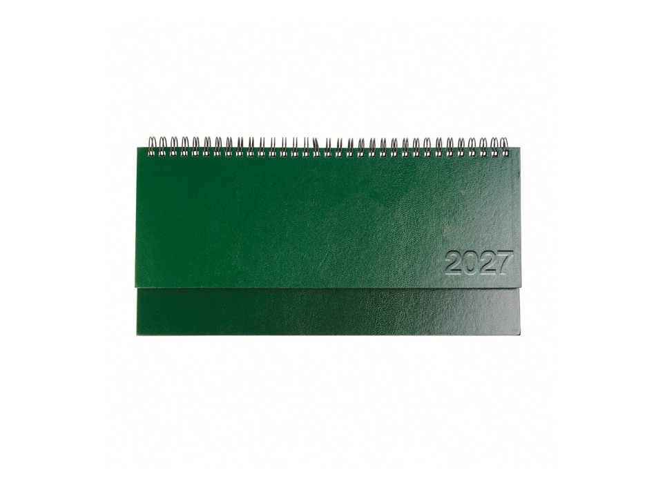 Agenda da tavolo settimanale 2027 con copertina in cartoncino laminato FullGadgets.com