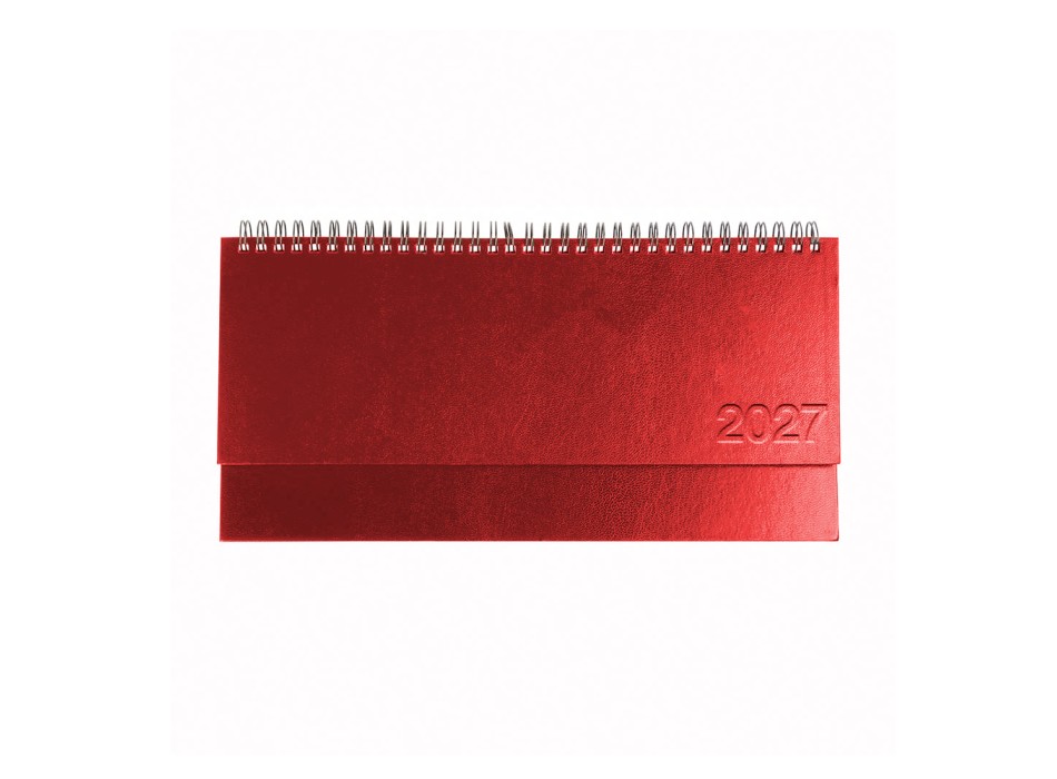 Agenda da tavolo settimanale 2027 con copertina in cartoncino laminato FullGadgets.com