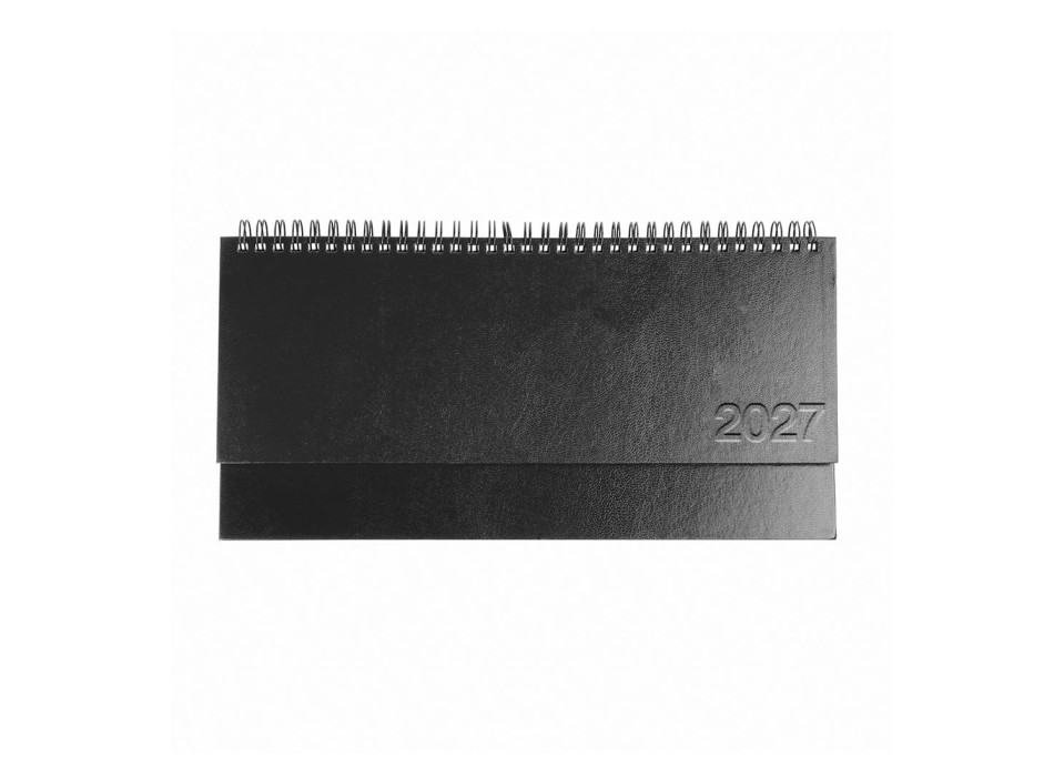 Agenda da tavolo settimanale 2027 con copertina in cartoncino laminato FullGadgets.com