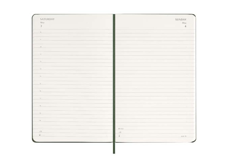 Agenda giornaliera 12 mesi con copertina rigida Moleskine FullGadgets.com