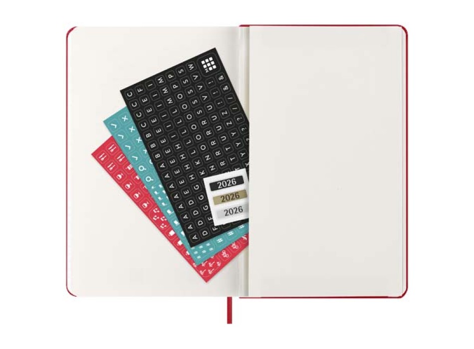 Agenda giornaliera 12 mesi con copertina rigida Moleskine FullGadgets.com